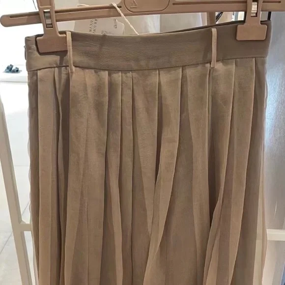 Brunello Cucinelli Belted Crispy Silk Skirt - Picture 6 of 6